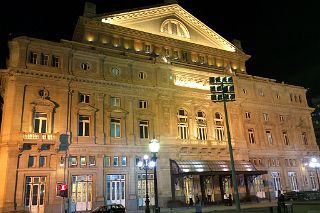 02 The Front Of Teatro Colon At Night Buenos Aires